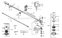 Page A Diagram and Parts List for XT100  Weed Eater Trimmer